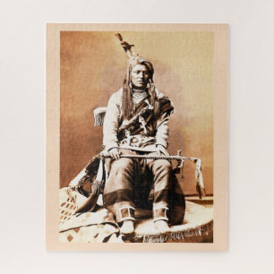 Crow indian jigsaw puzzle