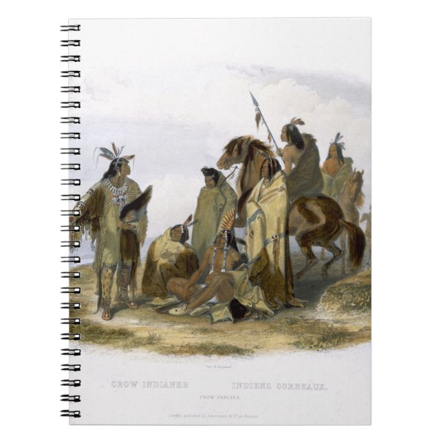 Crow Indians, plate 13 from volume 1 of `Travels i Notebook (Front)