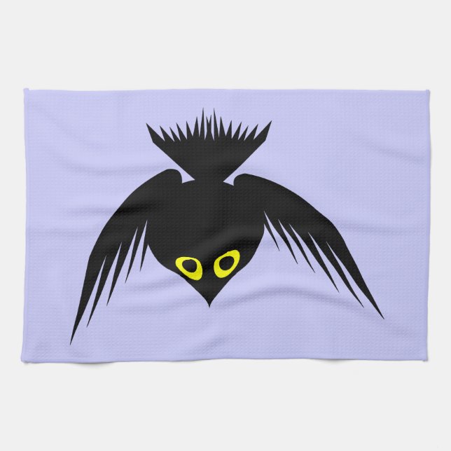 Crow Kitchen Towel (Horizontal)