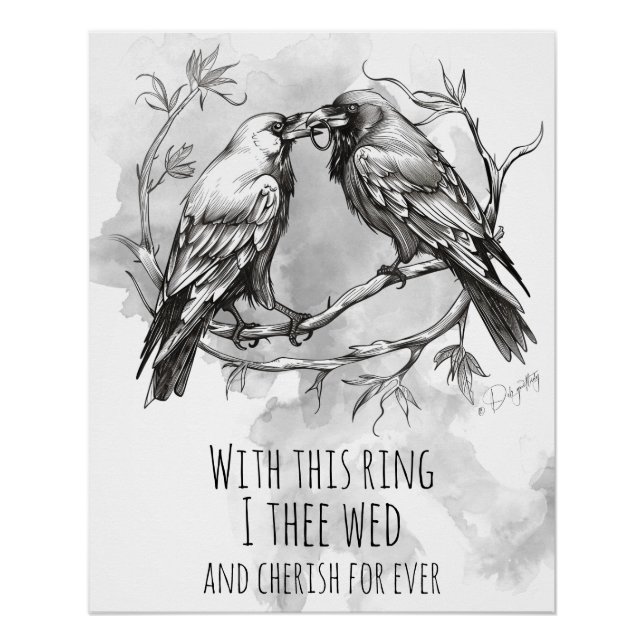 Crow Lover Cherish Forever Poster (Front)