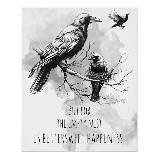 Crow Lover Empty Nest  Poster (Front)