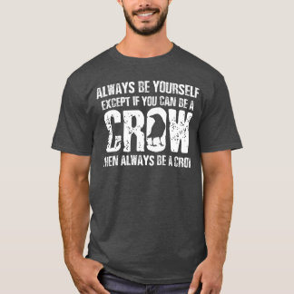 Crow Lover Raven Bird Vintage T-Shirt