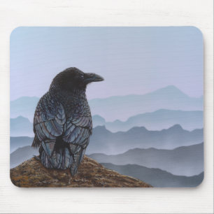 Crow Mouse Pad