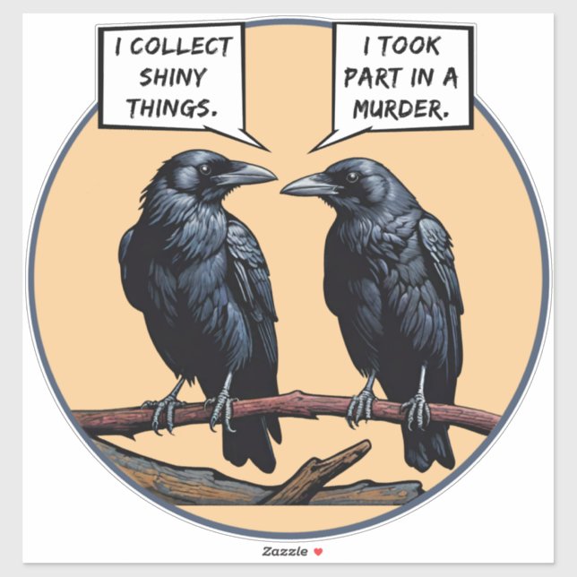 Crow Murder Funny Comic (Sheet)