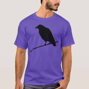 Crow on a Telephone Wire T-Shirt