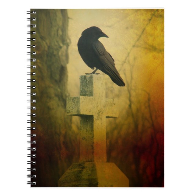 Crow On Cross Notebook (Front)