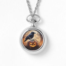 Crow on Jack-o-Lantern