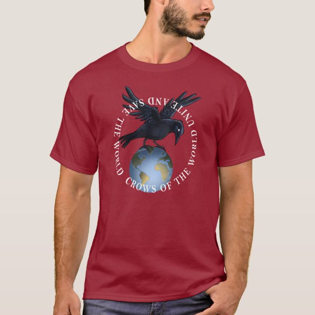 Crow on top of the world - T-shirt (Front)