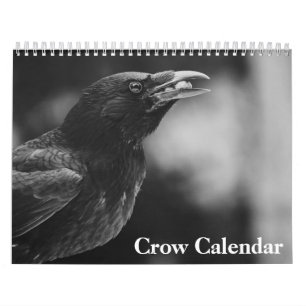 Crow Raven 2026 Calendar