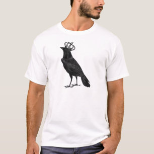 CROW Raven Crown Black Bird Birds T-Shirt