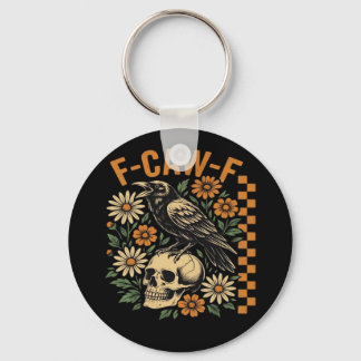 Crow Raven F-Caw-F Cool Unique Key Ring