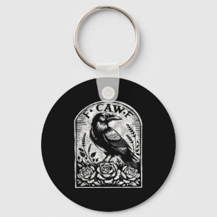 Crow Raven F Caw F Key Ring