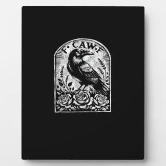 Crow Raven F CAW F Plaque