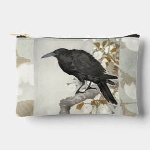 Crow Raven Koson Japanese Bird Accessory Pouch