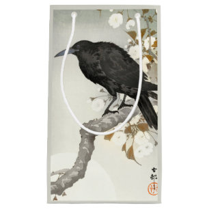 Crow Raven Koson Japanese Bird Crow Small Gift Bag