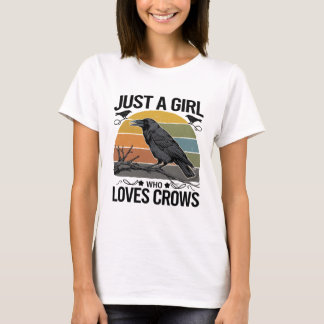 Crow Shirt Funny Birds Lover Crow