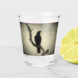 Crow shot glass