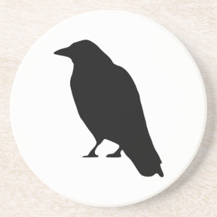 Crow Silhouette Coaster