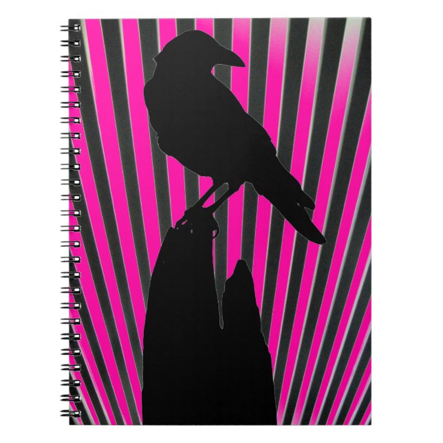 Crow Silhouette Notebook (Front)