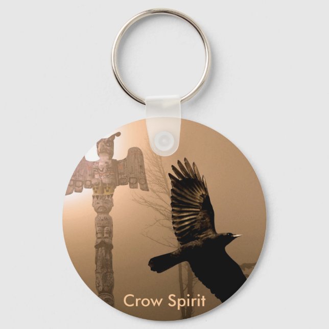 CROW SPIRIT Collection Key Ring (Front)