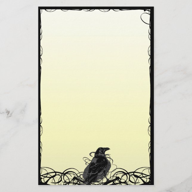 Crow Stationary Stationery (Front)