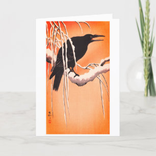 Crow Thank You Card
