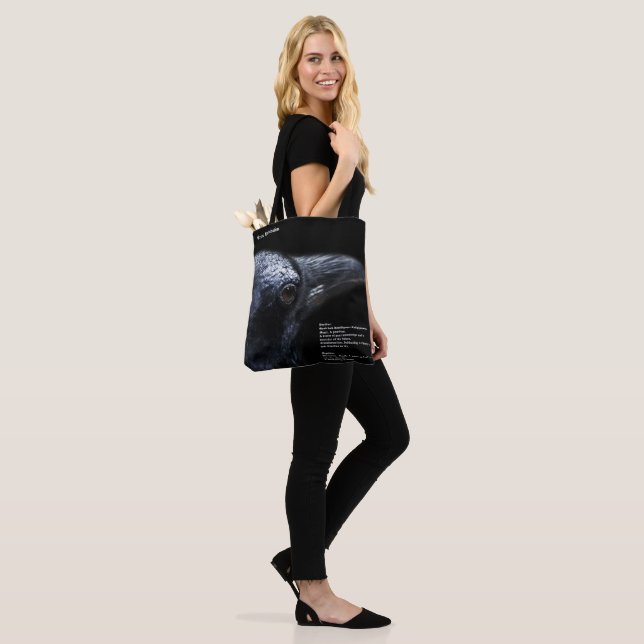 Crow  tote bag (On Model)