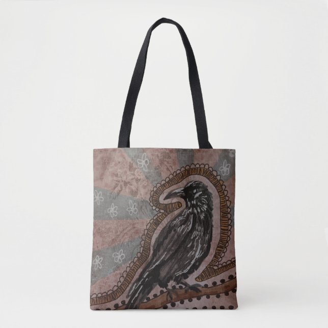 Crow Tote Bag (Front)