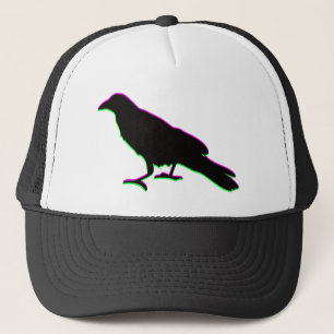 crow trucker hat