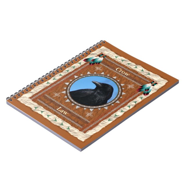 Crow Universal Law Energy Notebook (Left Side)