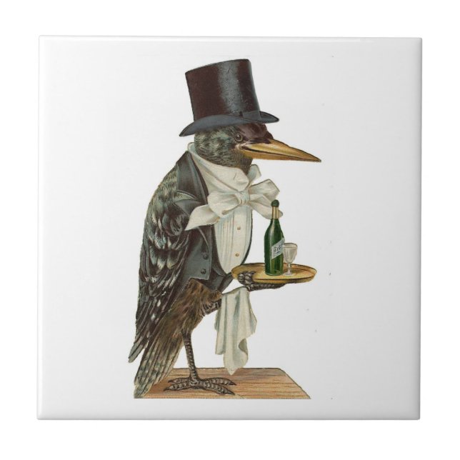 Crow Waiter Tile (Front)