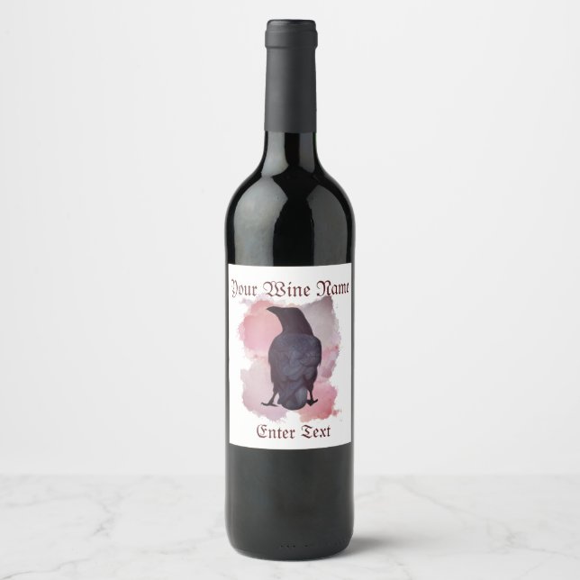Crow Wine Wine Label (Front)