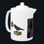 Crow With Book<br><div class="desc">Crow With Book teapot
Can Personalise</div>