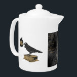 Crow With Book<br><div class="desc">Crow With Book teapot
Can Personalise</div>