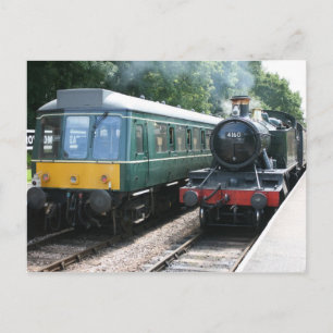 Crowcombe Heathfield station, WS Railway Postcard