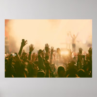 Crowd at concert - retro style photoconcert,crowd,