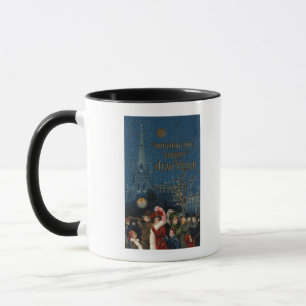 Crowd Blowing Horns Mug