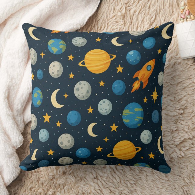 Crowd in the Universe Cushion (Blanket)