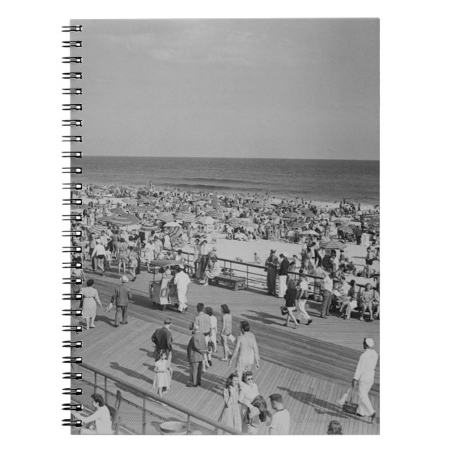 Crowd on Beach Notebook (Front)