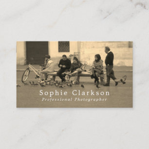 Crowd Portrait, Photographer, Photography Business Card