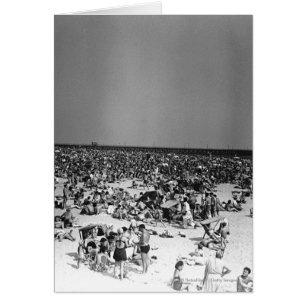 Crowded beach