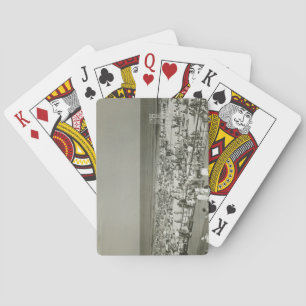 Crowded Beach Playing Cards