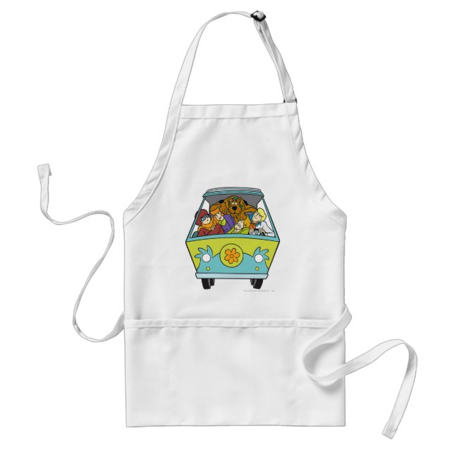 Crowded In The Mystery Machine Standard Apron (Front)