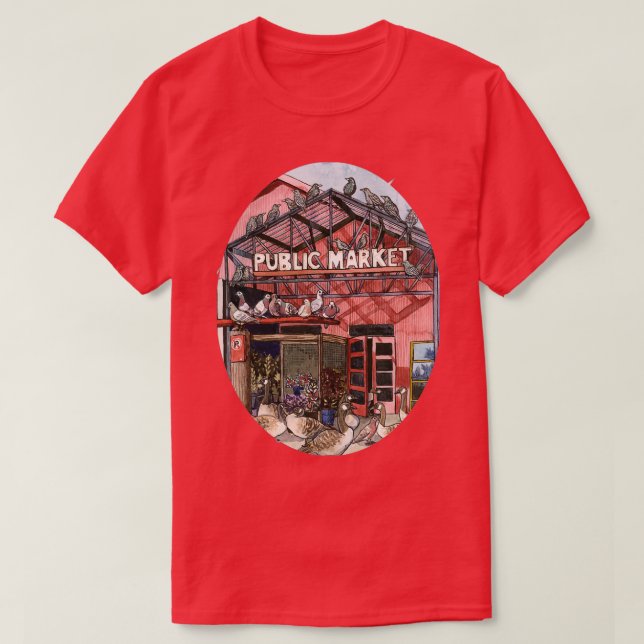 Crowded Market T-Shirt (Design Front)