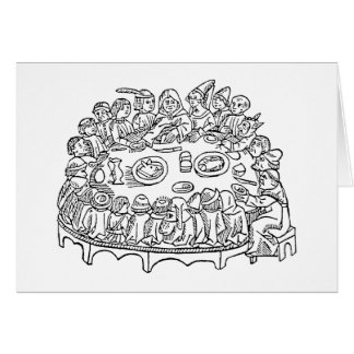 Crowded Table BLANK Cards