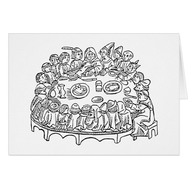 Crowded Table BLANK Cards (Front Horizontal)