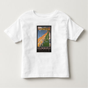 Crowds along Clyde Coast Beach Railways Poster Toddler T-Shirt