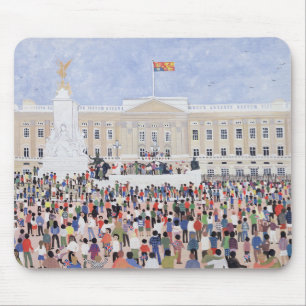 Crowds around the Palace 1995 Mouse Pad