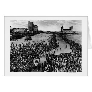 Crowds at Atlantic City, NJ Beauty Pagent