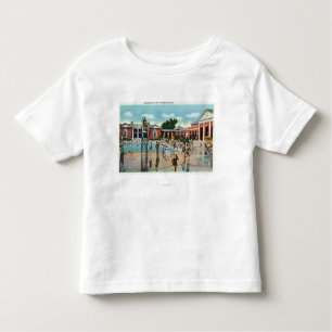 Crowds at Saratoga Spa Swimming Pool Toddler T-Shirt